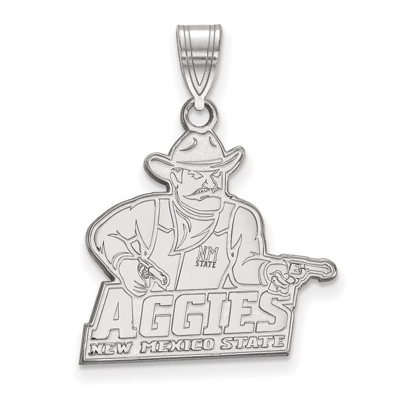 Sterling Silver New Mexico State Large Pendant